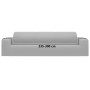 Funda elástica para sillón de 4 plazas poliéster jersey gris