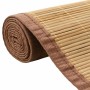 Alfombra de bambú color natural 160x230 cm