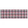 Cojín de tumbona de tela Oxford a cuadros rojo 186x58x3 cm de vidaXL, Cojines para sillas y sofás - Ref: Foro24-314171, Preci...