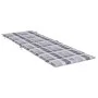 Grau kariertes Oxford-Stoff-Liegekissen, 186 x 58 x 3 cm von vidaXL, Kissen für Stühle und Sofas - Ref: Foro24-314172, Preis:...