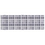 Grau kariertes Oxford-Stoff-Liegekissen, 186 x 58 x 3 cm von vidaXL, Kissen für Stühle und Sofas - Ref: Foro24-314172, Preis:...