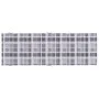 Grau kariertes Oxford-Stoff-Liegekissen, 186 x 58 x 3 cm von vidaXL, Kissen für Stühle und Sofas - Ref: Foro24-314172, Preis:...