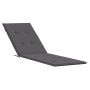 Cojín para tumbona gris antracita (75+105)x50x4 cm by vidaXL, Cushions for chairs and sofas - Ref: Foro24-314173, Price: 29,3...