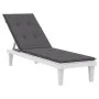 Anthrazitgraues Kissen für Liegestuhl (75+105)x50x4 cm. von vidaXL, Kissen für Stühle und Sofas - Ref: Foro24-314173, Preis: ...