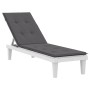 Anthrazitgraues Kissen für Liegestuhl (75+105)x50x4 cm. von vidaXL, Kissen für Stühle und Sofas - Ref: Foro24-314173, Preis: ...