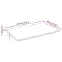 Grau kariertes Oxford-Stoff-Liegekissen, 186 x 58 x 3 cm von vidaXL, Kissen für Stühle und Sofas - Ref: Foro24-314172, Preis:...