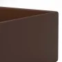 Dark brown ceramic sink with overflow by vidaXL, Sinks - Ref: Foro24-146995, Price: 60,38 €, Discount: %