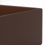Dunkelbraunes Keramikwaschbecken mit Überlauf von vidaXL, Sinkt - Ref: Foro24-146995, Preis: 61,01 €, Rabatt: %