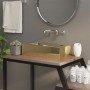 Waschbecken mit Überlauf 49x25x15 cm Keramik Gold von vidaXL, Sinkt - Ref: Foro24-143492, Preis: 84,80 €, Rabatt: %