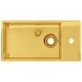 Washbasin with overflow 49x25x15 cm ceramic gold by vidaXL, Sinks - Ref: Foro24-143492, Price: 83,72 €, Discount: %