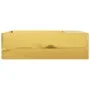 Washbasin with overflow 49x25x15 cm ceramic gold by vidaXL, Sinks - Ref: Foro24-143492, Price: 83,72 €, Discount: %
