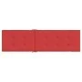 Red lounger cushion (75+105)x50x4 cm by vidaXL, Cushions for chairs and sofas - Ref: Foro24-314179, Price: 26,75 €, Discount: %