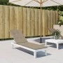Taupe gray lounger cushion (75+105)x50x4 cm by vidaXL, Cushions for chairs and sofas - Ref: Foro24-314181, Price: 36,61 €, Di...