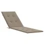 Taupe gray lounger cushion (75+105)x50x4 cm by vidaXL, Cushions for chairs and sofas - Ref: Foro24-314181, Price: 36,61 €, Di...