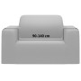 Elastic cover for gray jersey polyester armchair by vidaXL, Covers - Ref: Foro24-332940, Price: 25,97 €, Discount: %