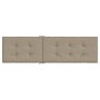 Taupegraues Liegekissen (75+105)x50x4 cm von vidaXL, Kissen für Stühle und Sofas - Ref: Foro24-314181, Preis: 37,36 €, Rabatt: %