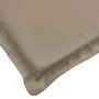 Taupe gray lounger cushion (75+105)x50x4 cm by vidaXL, Cushions for chairs and sofas - Ref: Foro24-314181, Price: 36,61 €, Di...