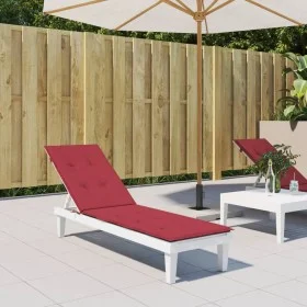 Red red lounger cushion (75+105)x50x4 cm by vidaXL, Cushions for chairs and sofas - Ref: Foro24-314182, Price: 26,89 €, Disco...
