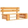 Banco de palés para jardín madera marrón miel de vidaXL, Bancos de jardín - Ref: Foro24-45765, Precio: 82,92 €, Descuento: %