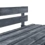 Gray wood garden pallet bench by vidaXL, garden benches - Ref: Foro24-44697, Price: 74,89 €, Discount: %