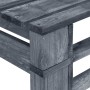 Gartenbank aus Paletten aus grauem Holz von vidaXL, Gartenbänke - Ref: Foro24-44697, Preis: 78,07 €, Rabatt: %