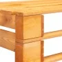Banco de palés para jardín madera marrón miel de vidaXL, Bancos de jardín - Ref: Foro24-45765, Precio: 82,92 €, Descuento: %