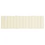 Liegestuhl-Kissen aus cremefarbenem Oxford-Stoff, 200x50x3 cm. von vidaXL, Kissen für Stühle und Sofas - Ref: Foro24-314190, ...