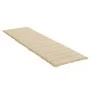 Beige Oxford fabric sun lounger cushion 200x50x3 cm by vidaXL, Cushions for chairs and sofas - Ref: Foro24-314191, Price: 40,...