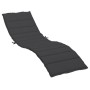 Sonnenliegenkissen aus schwarzem Oxford-Stoff, 200 x 50 x 3 cm von vidaXL, Kissen für Stühle und Sofas - Ref: Foro24-314195, ...