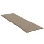 Taupe gray Oxford fabric sun lounger cushion 200x50x3 cm by vidaXL, Cushions for chairs and sofas - Ref: Foro24-314196, Price...