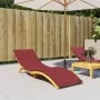 Liegekissen aus rotem Oxford-Stoff, 200 x 50 x 3 cm von vidaXL, Kissen für Stühle und Sofas - Ref: Foro24-314197, Preis: 38,6...
