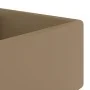 Luxuriöses quadratisches Waschbecken Keramik Überlauf creme matt 41x41 cm von vidaXL, Sinkt - Ref: Foro24-146952, Preis: 74,6...