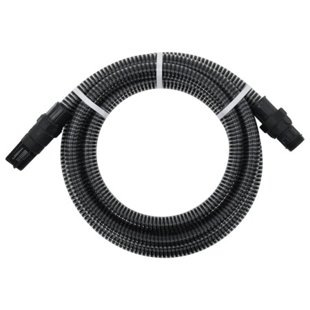 Saugschlauch mit PVC-Anschlüssen, schwarzes PVC, 26 mm, 4 m von vidaXL, Gartenschläuche - Ref: Foro24-151076, Preis: 24,44 €,...
