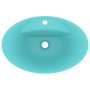 Luxuriöses Waschbecken mit hellgrünem Keramiküberlauf 58,5 x 39 cm von vidaXL, Sinkt - Ref: Foro24-146936, Preis: 86,77 €, Ra...