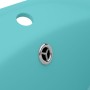 Luxurious washbasin with light green ceramic overflow 58.5x39cm by vidaXL, Sinks - Ref: Foro24-146936, Price: 86,77 €, Discou...