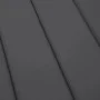 Anthracite gray Oxford fabric sun lounger cushion 200x60x3 cm by vidaXL, Cushions for chairs and sofas - Ref: Foro24-314203, ...
