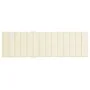 Cream Oxford fabric sun lounger cushion 200x60x3 cm by vidaXL, Cushions for chairs and sofas - Ref: Foro24-314205, Price: 44,...
