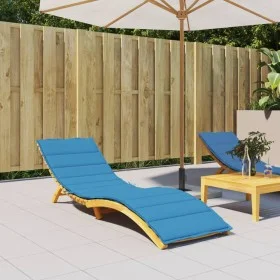 Blue Oxford cloth sun lounger cushion 200x60x3 cm by vidaXL, Cushions for chairs and sofas - Ref: Foro24-314207, Price: 45,85...