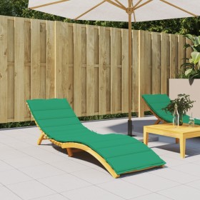 Green Oxford cloth sun lounger cushion 200x60x3 cm by vidaXL, Cushions for chairs and sofas - Ref: Foro24-314208, Price: 37,2...