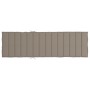 Taupegraues Sonnenliegenkissen aus Oxford-Stoff, 200 x 60 x 3 cm von vidaXL, Kissen für Stühle und Sofas - Ref: Foro24-314211...