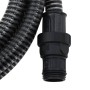 Saugschlauch mit PVC-Anschlüssen, schwarzes PVC, 26 mm, 10 m von vidaXL, Gartenschläuche - Ref: Foro24-151078, Preis: 56,91 €...