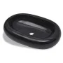 Lavabo de cerámica negro ovalado de vidaXL, Lavabos - Ref: Foro24-141920, Precio: 59,44 €, Descuento: %