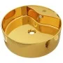 Washbasin with overflow 46.5x15.5 cm ceramic gold by vidaXL, Sinks - Ref: Foro24-143501, Price: 84,80 €, Discount: %