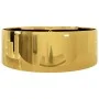 Washbasin with overflow 46.5x15.5 cm ceramic gold by vidaXL, Sinks - Ref: Foro24-143501, Price: 84,80 €, Discount: %
