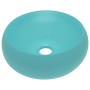 Luxuriöses rundes, mattes hellgrünes Keramikwaschbecken 40x15 cm von vidaXL, Sinkt - Ref: Foro24-147002, Preis: 56,07 €, Raba...