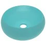 Luxury round matte light green ceramic washbasin 40x15 cm by vidaXL, Sinks - Ref: Foro24-147002, Price: 43,21 €, Discount: %