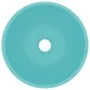 Luxury round matte light green ceramic washbasin 40x15 cm by vidaXL, Sinks - Ref: Foro24-147002, Price: 43,21 €, Discount: %