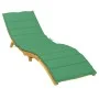 Cojín de tumbona de tela Oxford verde 200x70x3 cm de vidaXL, Cojines para sillas y sofás - Ref: Foro24-314223, Precio: 39,34 ...