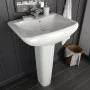 White ceramic freestanding washbasin 580x470x200 mm by vidaXL, Sinks - Ref: Foro24-143003, Price: 159,70 €, Discount: %