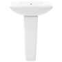 Lavabo de pie de cerámica blanco 580x470x200 mm de vidaXL, Lavabos - Ref: Foro24-143003, Precio: 162,95 €, Descuento: %